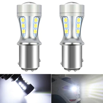 

2x 1157 BAY15D 1156 BA15S P21W LED Bulbs P21/5W Led Lamp Reverse DRL Auto For BMW VW Mercedes Audi A3 8P A4 6B BMW E60 E90 white