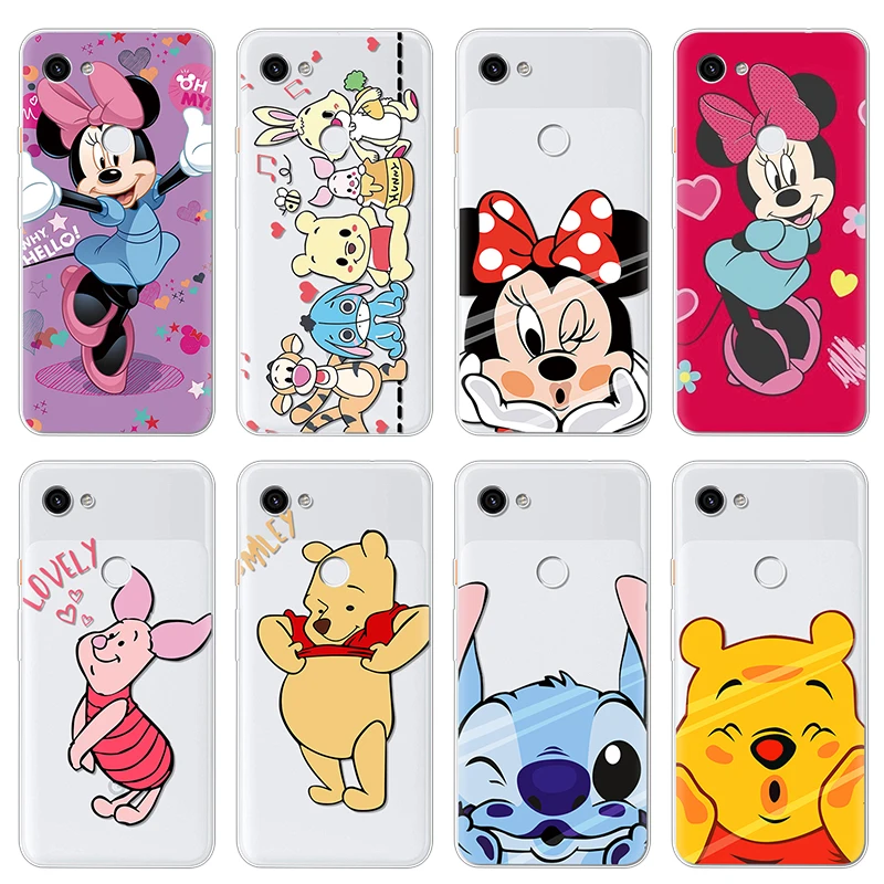 

Cartoon Print Thin Soft TPU Cases for Google Pixel 3 2 for Google Pixel 3a XL Case Silicone Transparent Back Fundas Cover Coque