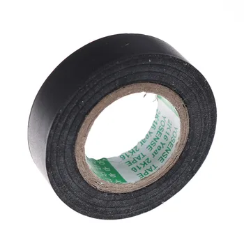 

Black 20M PVC Flame Retardant Insulating Tape Adhesive Vinyl Electrical Insulation Tape Roll Heat Resistant Electrical Power