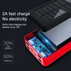 PINZHENG 30000mAh Solar Power Bank For Xiaomi Mi Lighting Type C Portable Charging External Battery Powerbank 4 USB Powerbank ► Photo 2/6