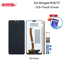 Alesser Для Doogee N10 ЖК-дисплей и сенсорный экран 5,84 ''запасные части для сборки с инструментами и клеем для телефона Doogee Y7