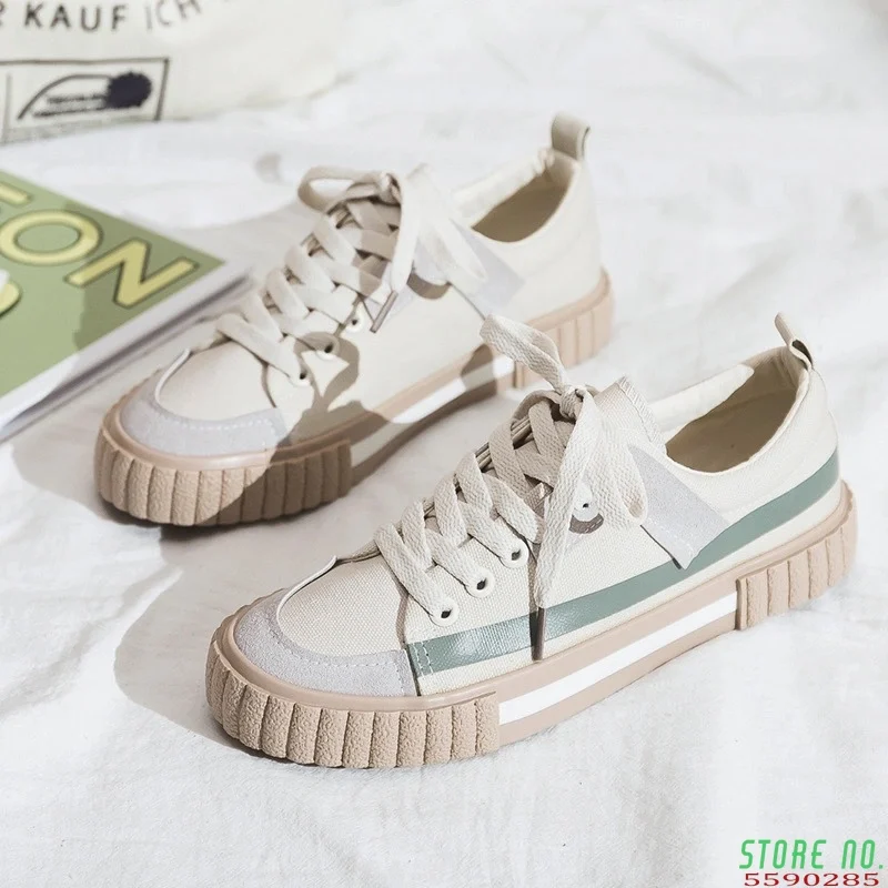 

Sneakers Women's Sports Shoes Lolita Vulcanize Tennis Flat Casual Vintage Kawaii Summer 2021 Fashion New Arrival