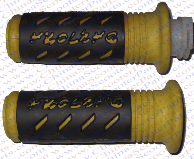 Hand Grips Rubber handle bar 22MM Dirt Pit Bike 50 70 90 110 125CC Yellow