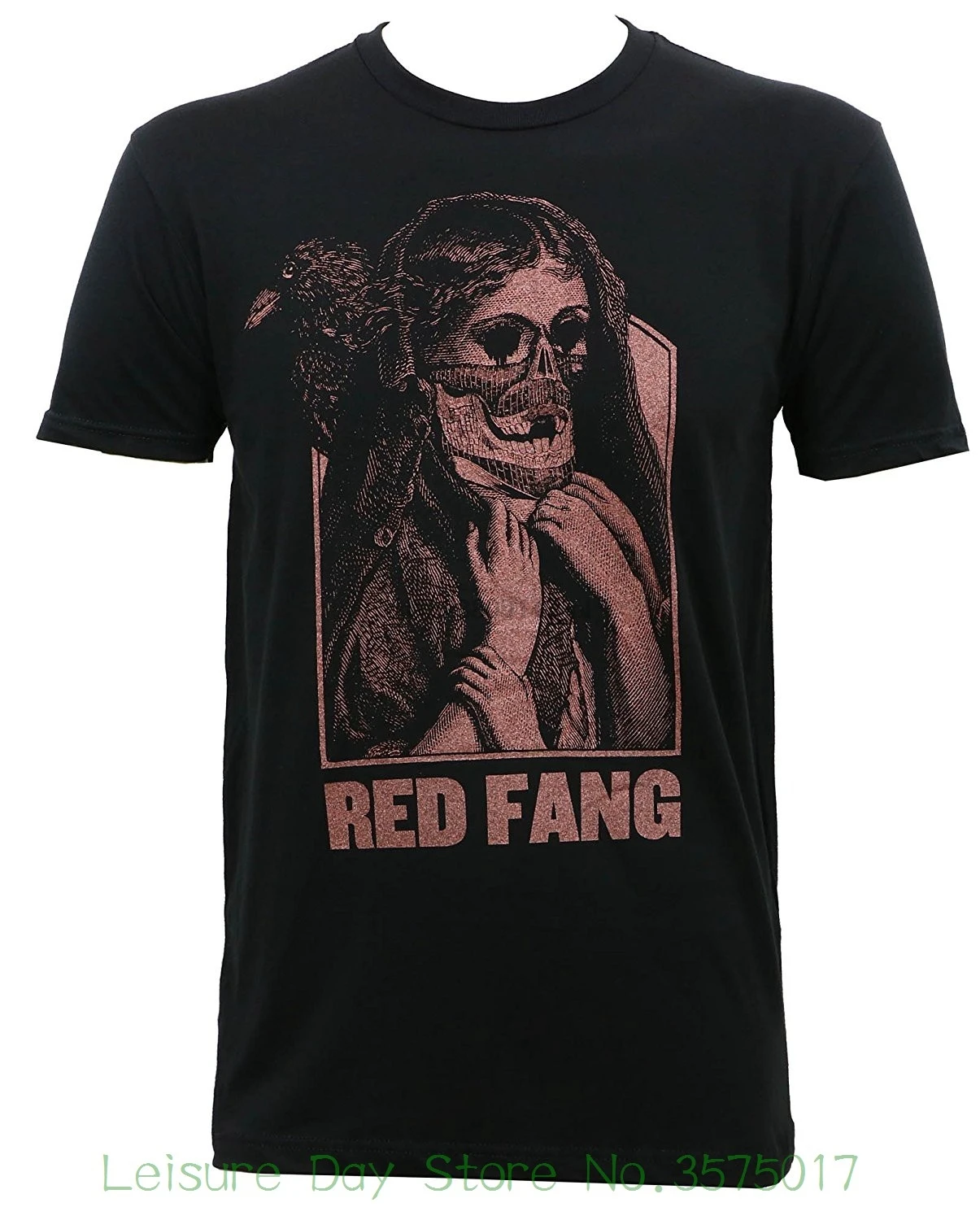 Tee Shirt Hipster Harajuku Brand Clothing T-shirt Red Fang Men Crow Lady Slim-fit |