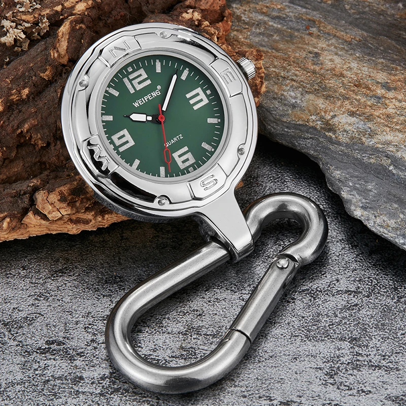 Clip-On Carabiner Pocket Watch for outdoor activities16