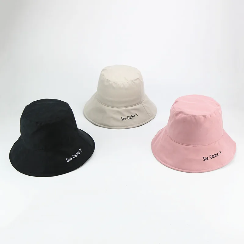 

Japan Summer Versatile College Style Sun Protection Cloth Cap Japanese-style Shen Yue Qi Wei Yang Celebrity Style Bucket Hat Fol