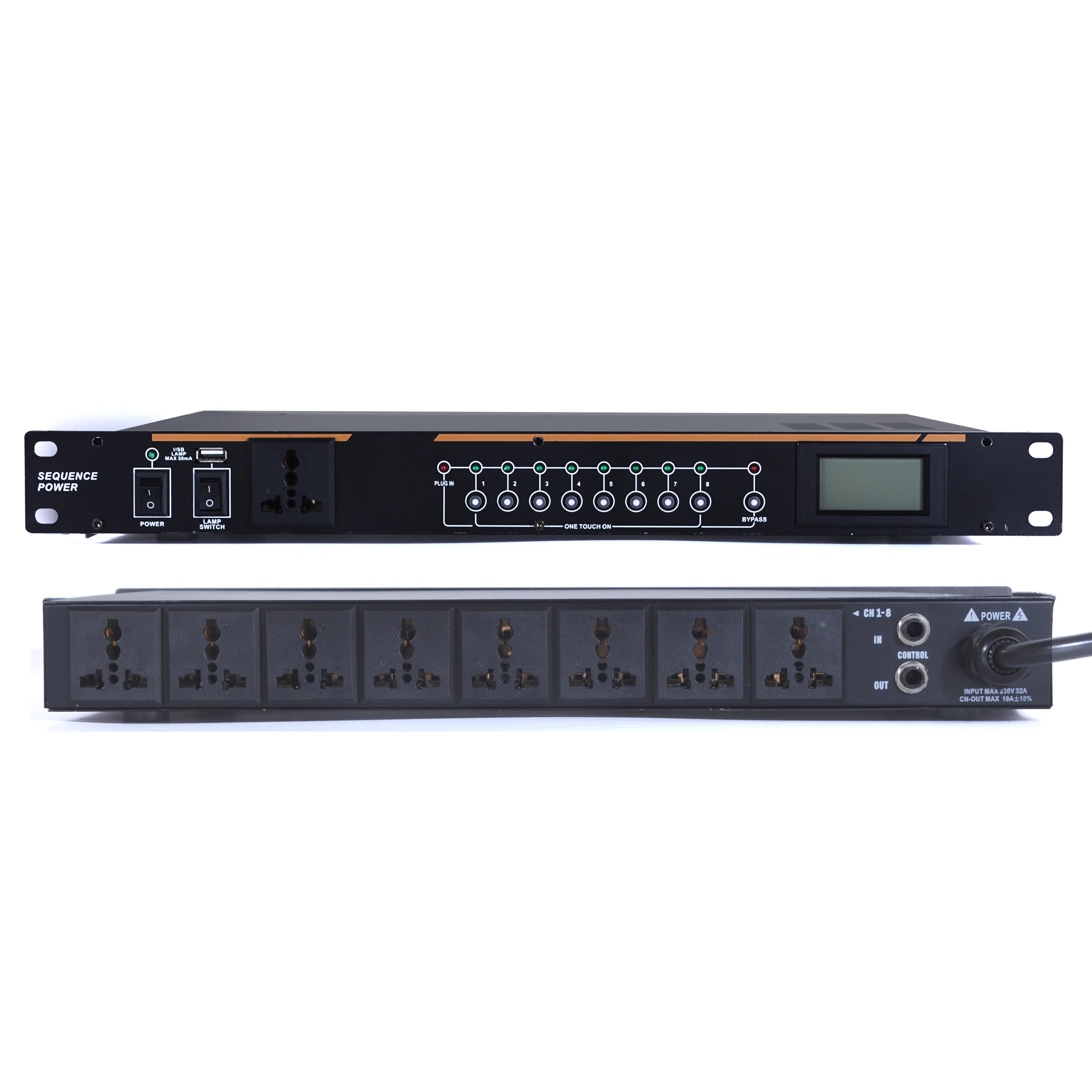 Leicozic q908 Professional 8 Channel Amplifier Power Sequencer