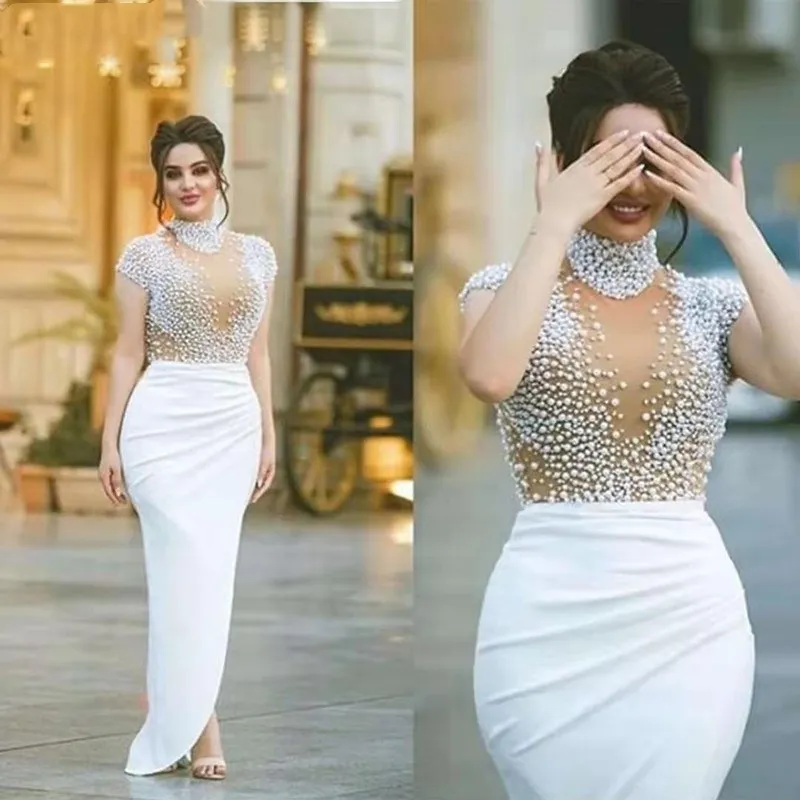 same as the picture Новое поступление с лямкой на шее платье на одно плечо с длинным рукавом вечернее платье Королевский синий вечернее платье со вставкой из кружева бисером торжественное платье Вечерние Длинное Платье - Цвет: same as the picture