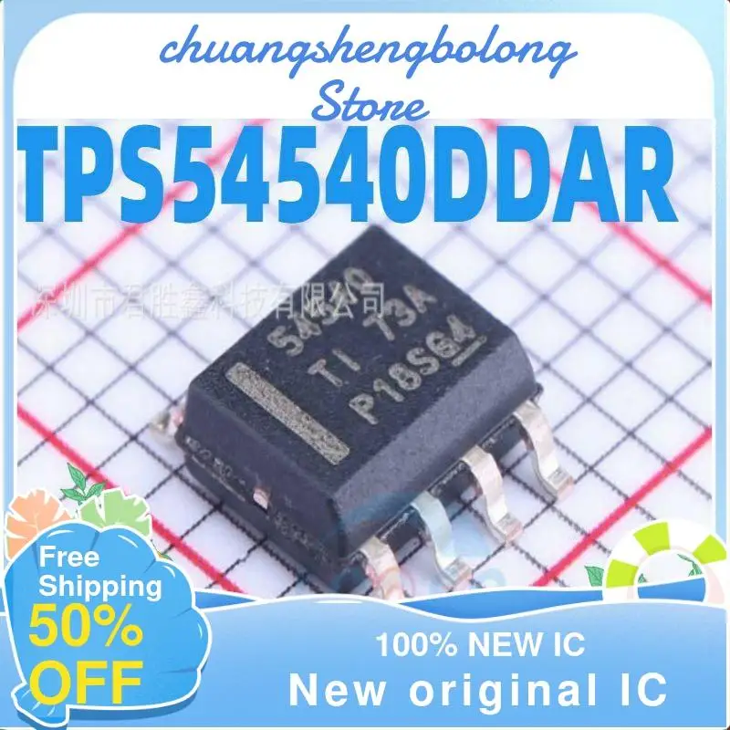 

10 шт. TPS54540 TPS54540DDAR 54540 SOP-8 новый оригинальный IC синхронный понижающий преобразователь чип