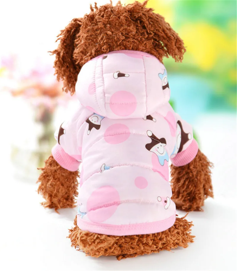 New 5 Sizes Pet Small Dog Puppy Waterproof Coat Jacket Hoodie Thick Apparel Clothes