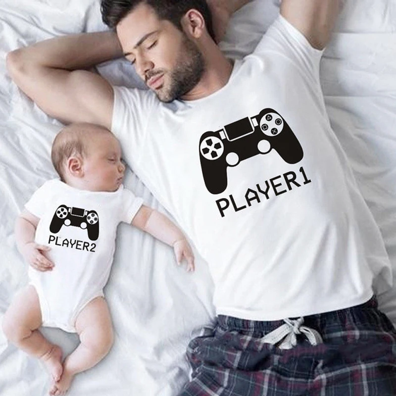 Ctrl C Ctrl V Family Matching T Shirt Man Son Daughter Dad T Shirt Tops Kids Baby Girl Boys Casual Bodysuit T Shirt Family Look 5