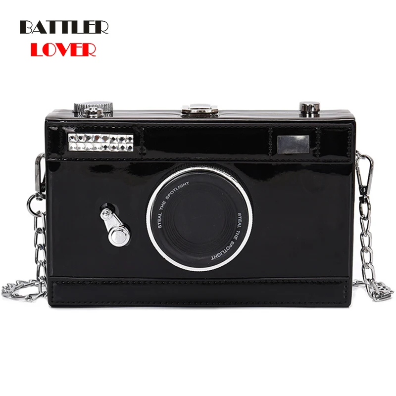 Personalized Design Fashion Camera Shape Clutch Nubuck Shoulder Bag Ladies Casual Mini Messenger Bag Womens Purse Crossbody Bags
