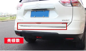 

Stainless Steel Rear Trunk Lid Cover Trim External sticker For NISSAN X-TRAIL T32 XTRAIL 2014- 2017 Car styling