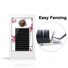 ZHIYOU быстрое цветение Fanning объем Мега авто легко прививать Накладные ресницы расширение толстые начинающие сделать растения мягкие 0,05/0,07