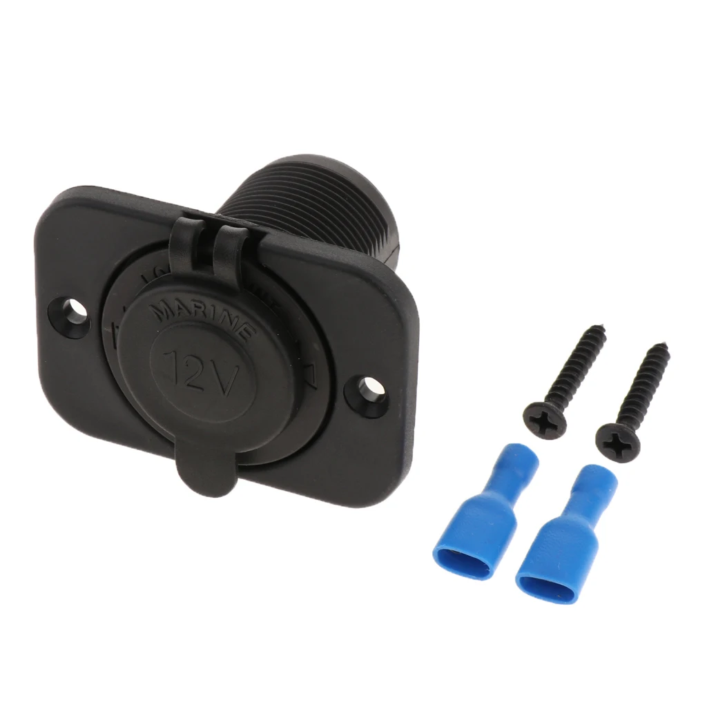 12V 24V Автомобиль Мотоцикл лодка прикуривателя зарядное устройство с розеткой Панель