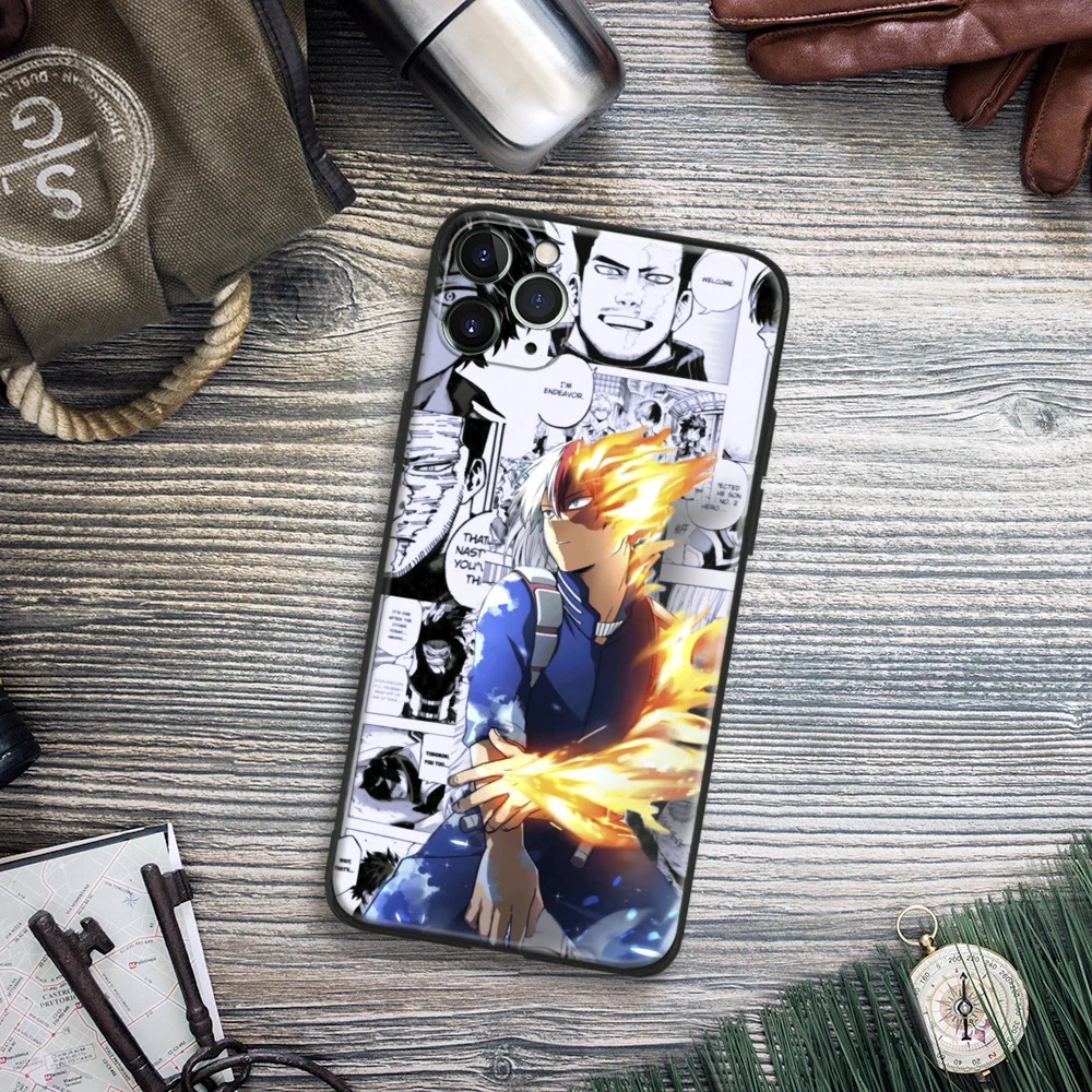 Чехол для телефона Shoto Todoroki с аниме Моя геройская Академия IPhone 11 12 Mini Pro XS Max 6s X XR 6 7 8