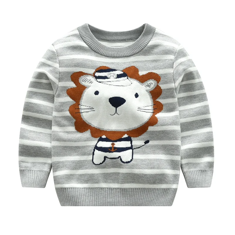 VIDMID/свитер для мальчиков хлопковая детская трикотажная одежда с рисунками детская одежда с длинными рукавами свитера для маленьких мальчиков от 2 до 6 лет, 4112 02 - Цвет: as photo