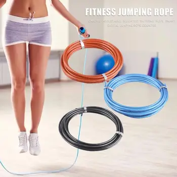 

Jump Ropes Replacement 3m Steel Wire Spare Rope Speed Jump Skipping Training Workout Replaceable Cable