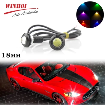 

Car Eagle Eye LED Light Bulb 18mm 9W 12V Universal DRL Daytime Running Lights Waterproof Reverse Backup Signal Parking Lamp