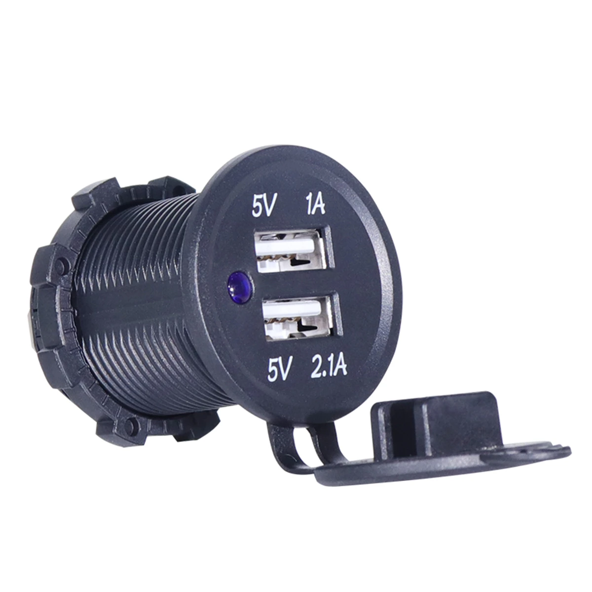 ڵ Ʈ  RV ȭ  Ϳ  LED ǥñⰡִ 5V 3.1A  USB   ÷ ܼƮ, ڵ Ʈ