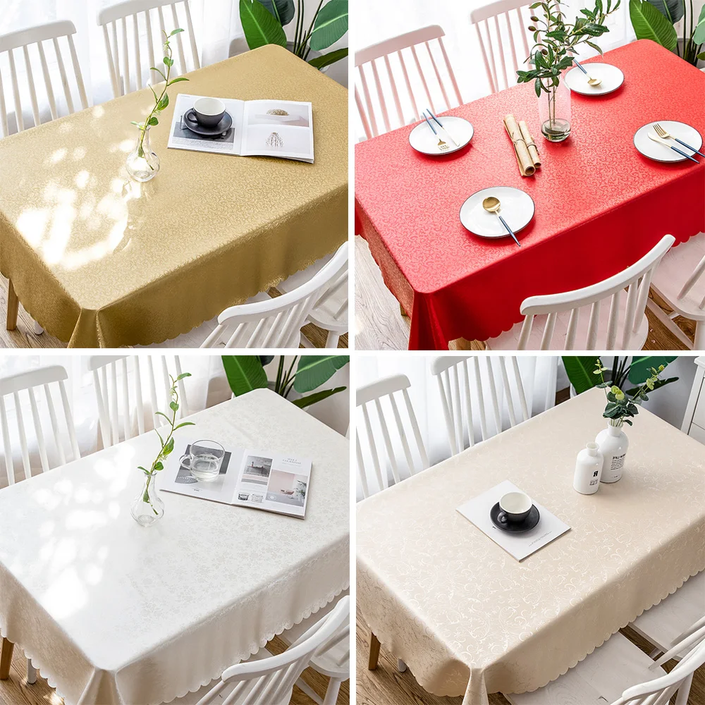 Rectangular-Plastic-Tablecloth-Pvc-Waterproof-Antifouling-Cover-Outdoor ...