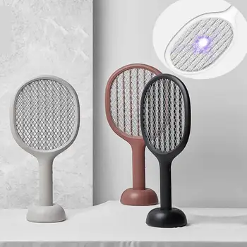 

Electric Mosquito Swatter P1 Usb Rechargeable Mosquito Killer Lamp 2200v Handheld Fly Killer Racket Home Products