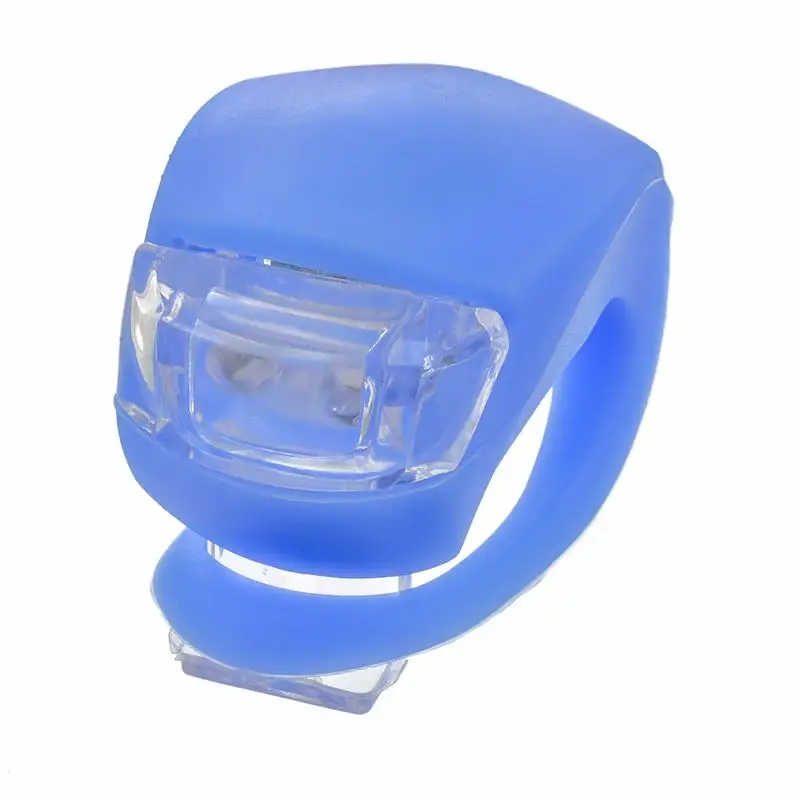 Bicycle Front Bike Light Silicone LED Head Front Rear Wheel Bike Light Waterproof Cycling With Battery Bicycle Accessories Bike