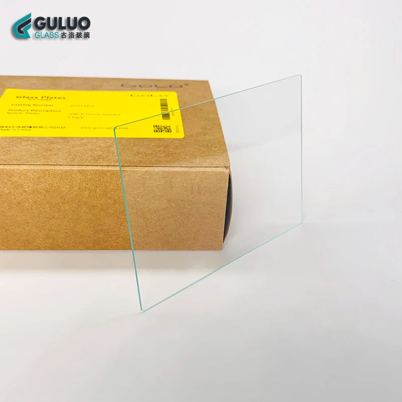 Electrophoresis Glass Plate Electrophoresis instrument glass plate-short plate 101*73*1.0mm 5 pieces