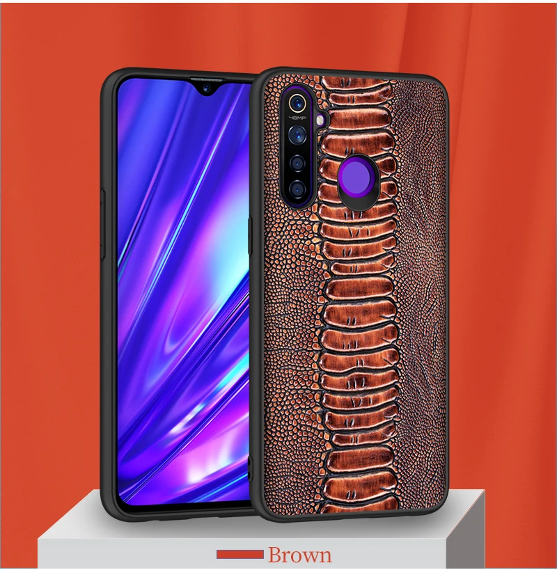 Роскошь Противоударный чехол из натуральной кожи для телефо на для Oppo реалми Realmi Realme 5 про Q Realmi5 RealmeQ Realmi5про RealmiQ 5про Global 4/6/8 64/128 ГБ Global