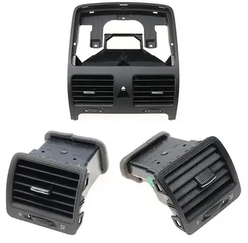 

ELISHASTAR 3 PCS OEM Car Dashboards Cold Air Exchange Outlet Set For VW Golf Rabbit Jetta 5 1K0819703/704 1K0 819 728