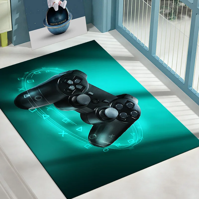 Cartoon Cyberpunk Non slip Carpet Video Game Bedroom Carpet Living Room