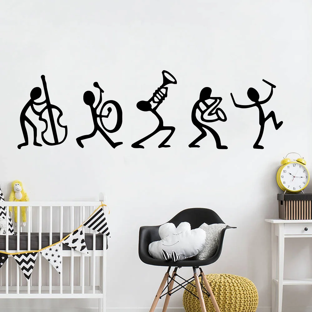 Eerlijk auteur Bestuurbaar Nieuwe Ontwerp Muziek Vinyl Muursticker Art Decor Voor Kinderkamer Babykamer  Decoratie Muurstickers Mural Decal - AliExpress