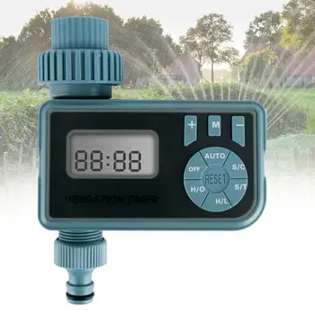 

Automatic LCD Digital Irrigation Timer Controller 1H-24H Auto Drip Irrigation Self Watering Kit Garden Sprinkler G3/4 Connector