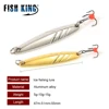 FISH KING-señuelo para pesca en hielo, 5/10/15g, cebo equilibrador duro de invierno, Metal Artificial, anzuelo triple, accesorios Wobblers ► Foto 3/6