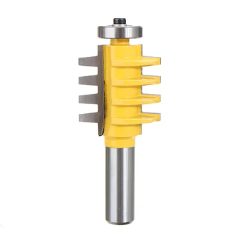 

1Pcs 1/2" Reversible Finger Joint Glue Router Bit Woodworking Cutter Cone Tenon Cutter For Power Tools 12.7mm Shank