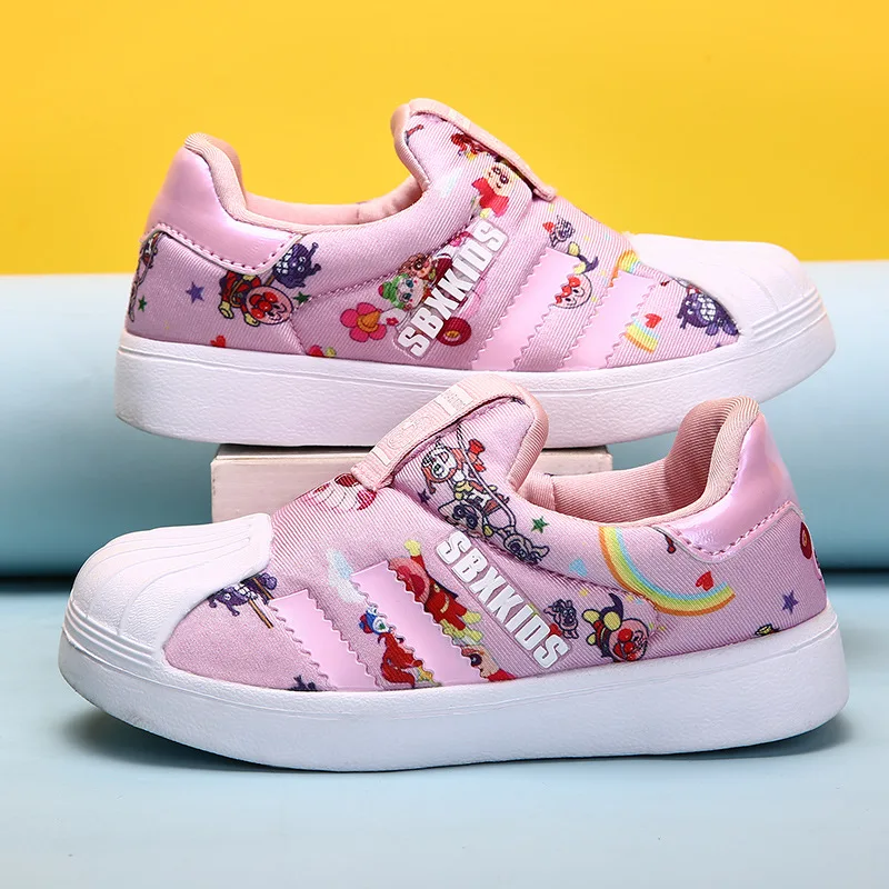 Skup Obuwie dziecięce dla dziewczynki trampki chłopcy nastoletnia marka klasyczne białe buty miękkie Chaussure Enfant Sport adidasy do biegania trener dziecięcy