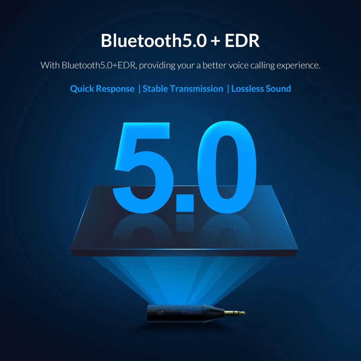 ORICO Bluetooth 5,0 приемник автомобильный 3,5 мм Aux 3,5 Jack стерео адаптер EDR Беспроводной адаптер музыкальные наушники Bluetooth аудио приемник