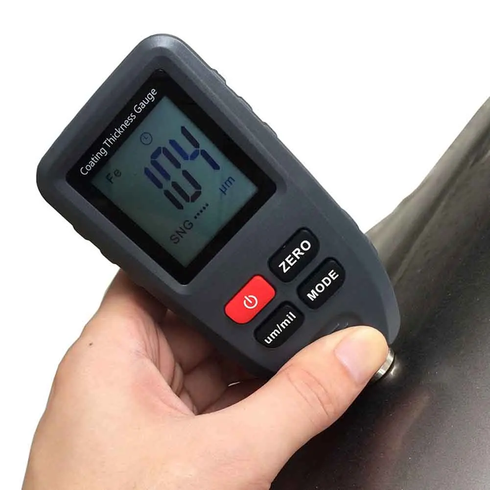 

For Car Instruments Thickness Gauge Depth Tester High Measuring Universal Backlight Paint Film Handheld Digital