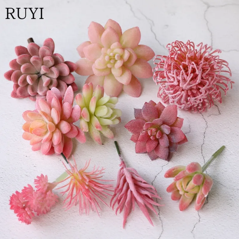 

Multiple species matching artificial fleshy bonsai plant Office living room potted family balcony decoration decorative flower