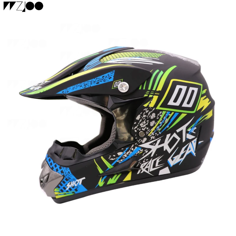 Распродажа внедорожных шлемов горные Гонки Горный полный шлем rcycle moto cross casque capacete скоростной спуск шлем - Цвет: I style