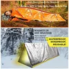 2-Pack Emergency Sleeping Bag Thermal Waterproof Survival Blanket for Outdoor Camping Hiking ► Photo 3/6