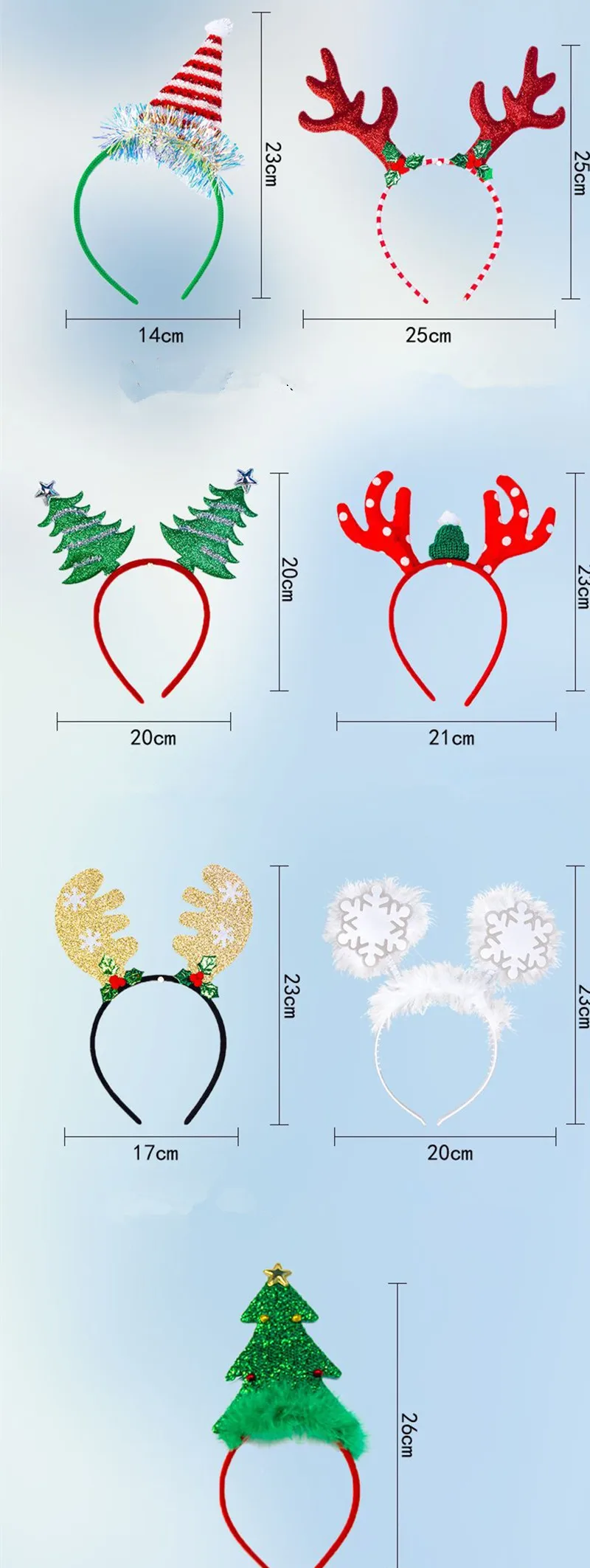 Navidad Санта повязка на голову год елочные игрушки для украшения для детей Подарки для девочек повязка на голову аксессуары для волос