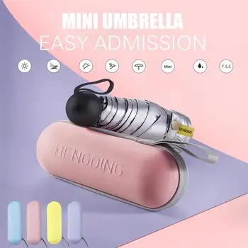 

Capsule Umbrella Titanium Silver Furl Umbrella Waterproof Anti-UV Umbrella Courtyard Protective Dustproof Strong