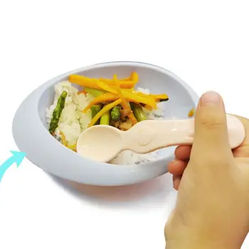 

Baby Feeding Plate Kids Bowl & Spoon Set BPA Free Dishes Tableware Children Baby Plate Baby Product