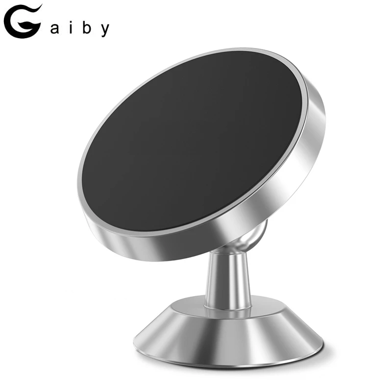 Silver Rotatable Универсальный магнитный держатель для мобильного телефона, подставка для iPhone, samsung, магнитный держатель на вентиляционное отверстие - Цвет: Silver Rotatable