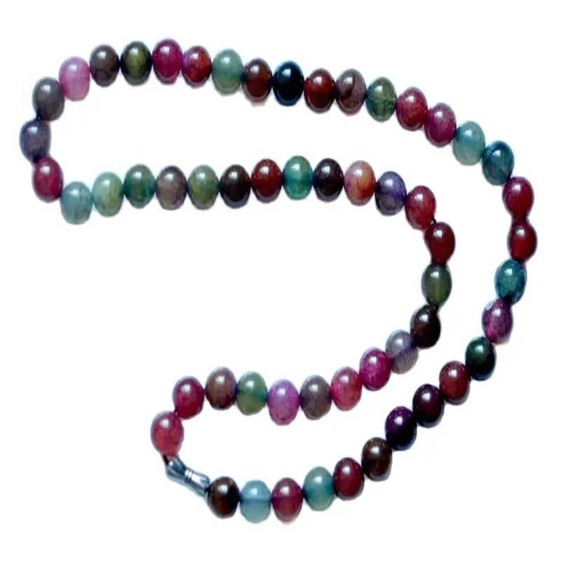

New Models Beautiful Chinese Natural Handcraft HeTian Jade Multicolor Necklaces