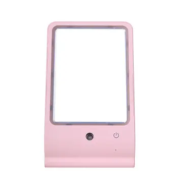 

Portable Makeup Mirror Light Led Desktop Standing Hand Mirrors Standing Cosmetic Tools Water Spray