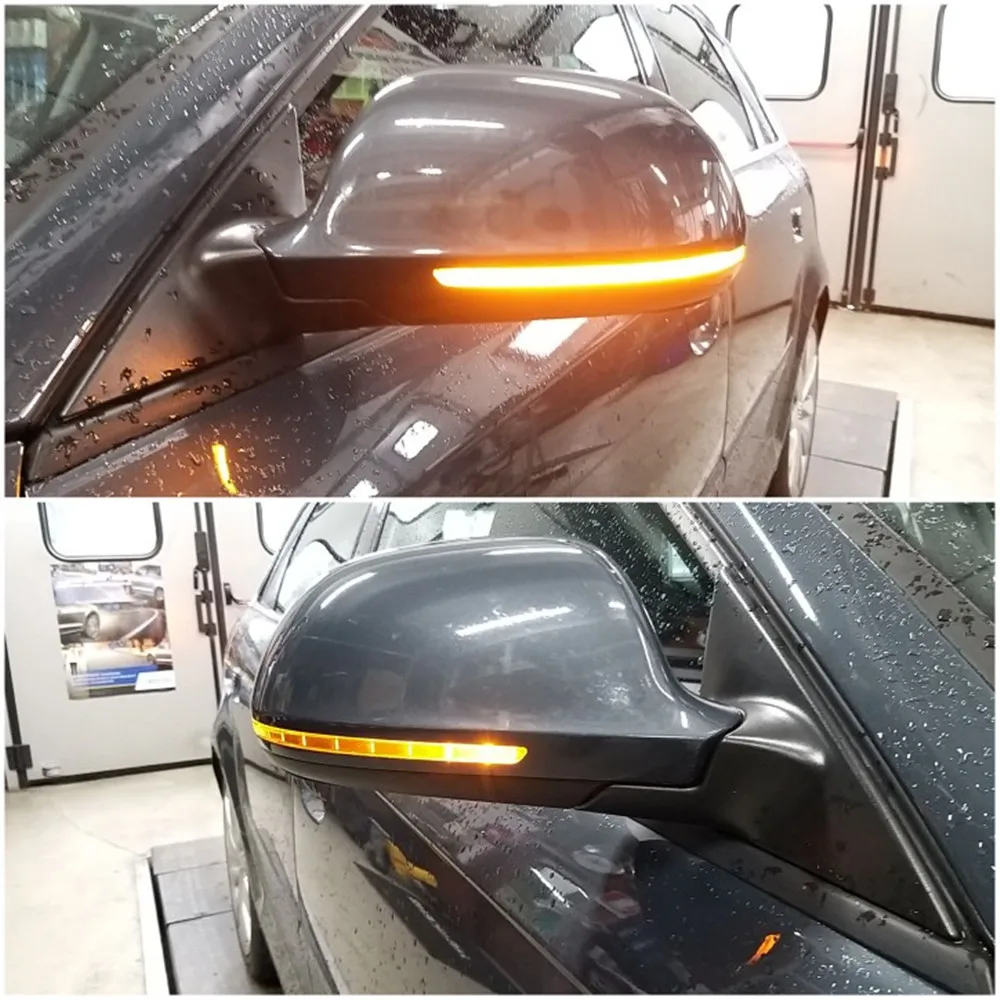 

For Audi A3 8P A4 A5 B8 Q3 A6 C6 4F S6 LED Turn Signal Side Indicator S4 S5 S6 A8 D3 8K S8 Dynamic Blinker Mirror Light