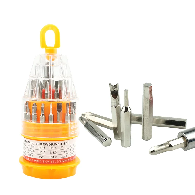

16/31 In 1 Screwdriver Set Precision Phone Computer Camera Slotted Phillips Screwdriver Maintenance Tools Torx Hex Screw Driver