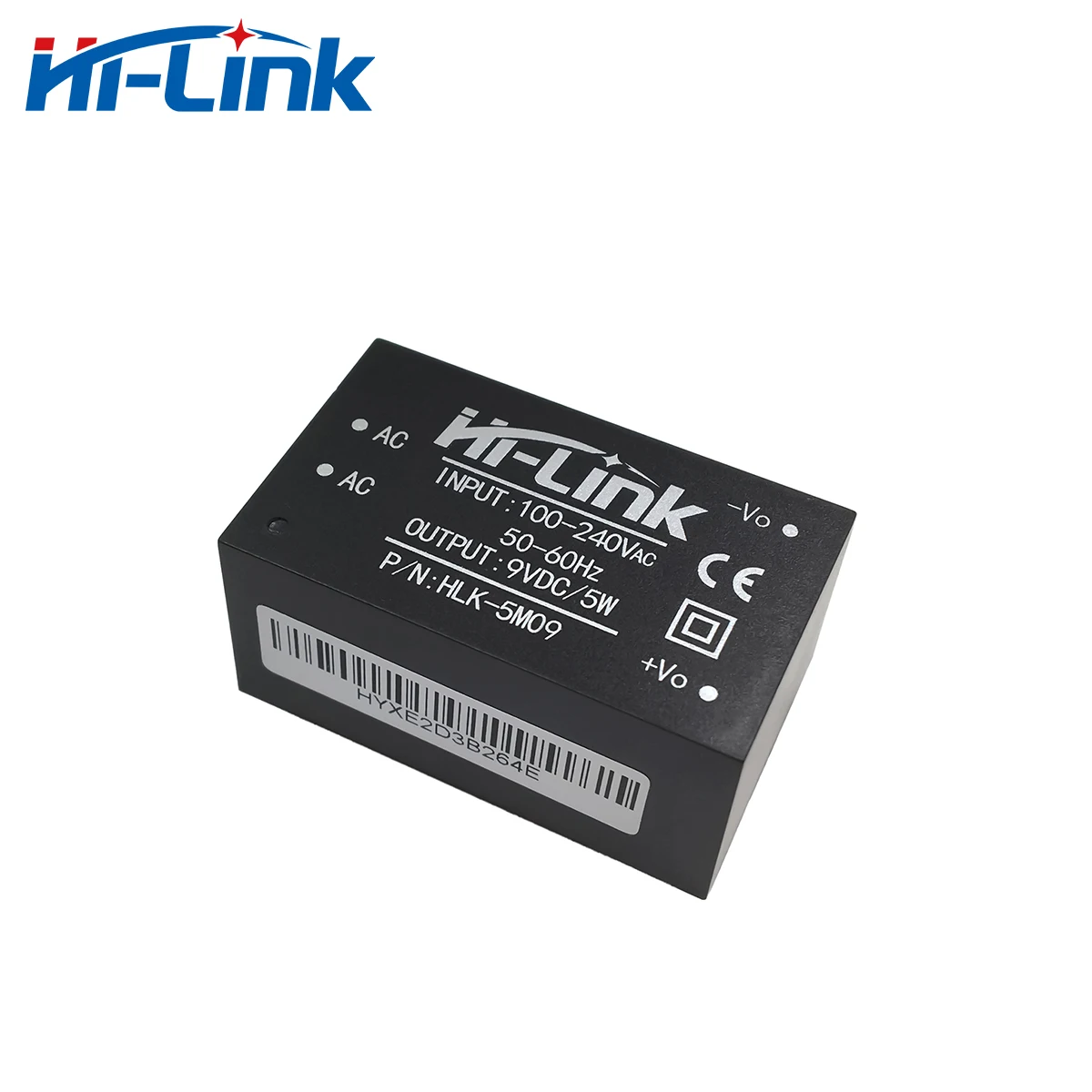 Бесплатная доставка 2 шт. 220V 5 Вт 9V DC Выход модуль питания-преобразователь HLK-5m09